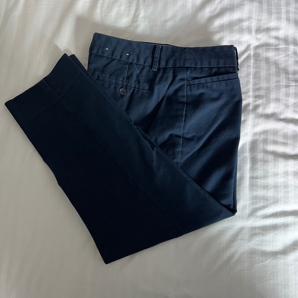 Dalia - Blue 3/4 Length Pants